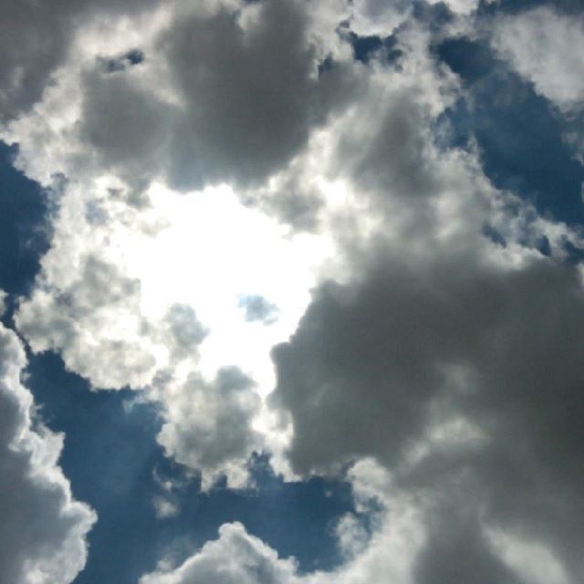 sky, cloud - sky, low angle view, sky only, beauty in nature, cloudy, tranquility, cloudscape, nature, scenics, tranquil scene, backgrounds, cloud, white color, full frame, fluffy, idyllic, weather, blue, outdoors