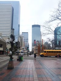View of modern buildings in city