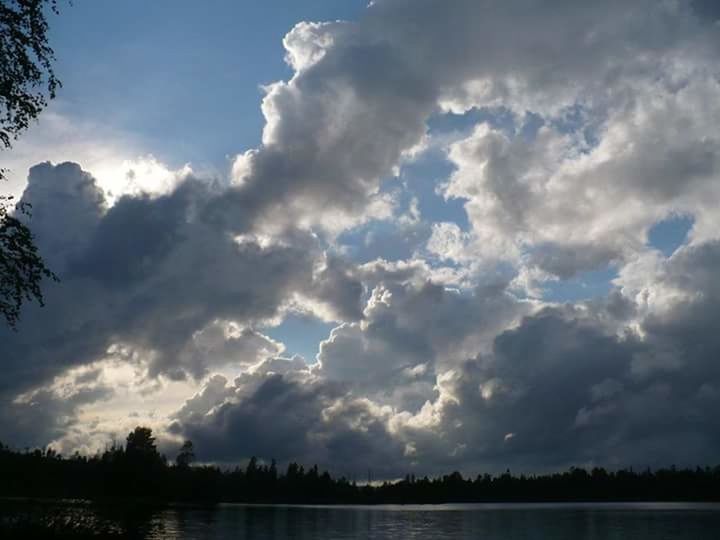 SCENIC SHOT OF CALM COUNTRYSIDE LAKE