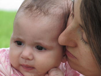 Close-up portrait of a baby