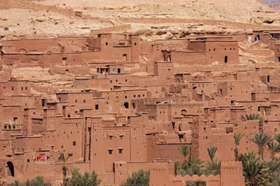 The clay buildings of ait benhaddou in morocco