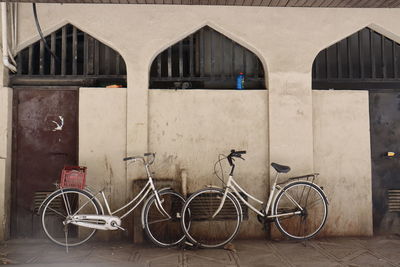 Bicycles on street