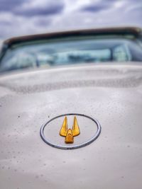 Close-up of vintage car