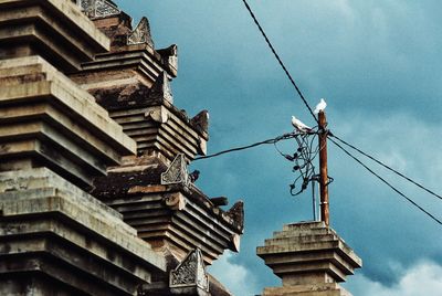 Low angle view of building against sky