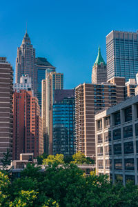 Buildings in city