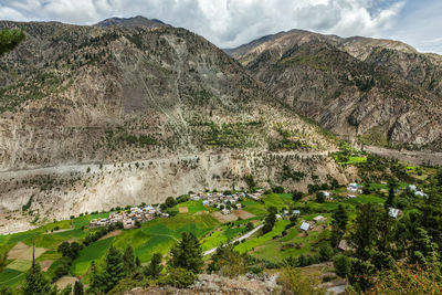 Lahaul valley in himalayas. himachal pradesh, india