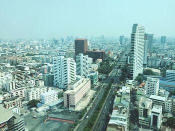 View of city street