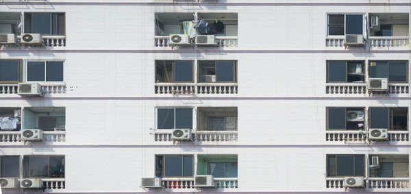 Full frame shot of residential building