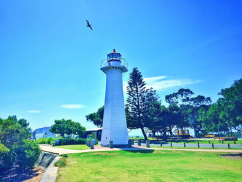 View of lighthouse against sky