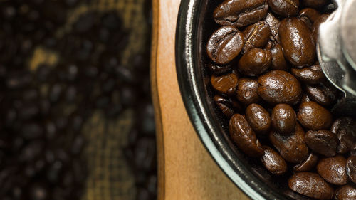 Close-up of coffee beans