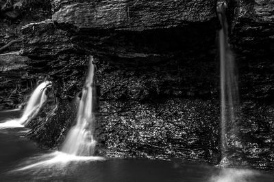 Blurred motion of waterfall