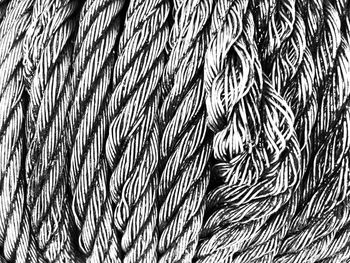 Full frame shot of ropes