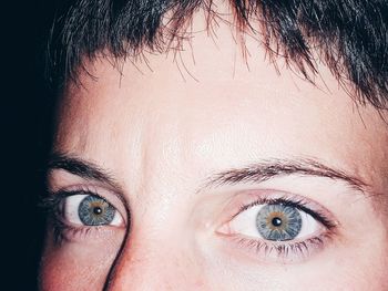 Cropped image of woman eye