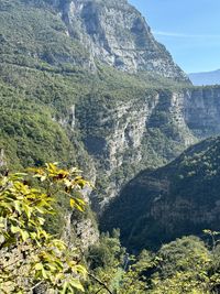 Scenic view of mountains