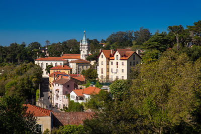 Beautiful architecture in sintra city in portugal