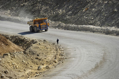 View of road along landscape