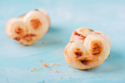 Close-up of dessert on table