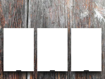 Close-up of old wooden post
