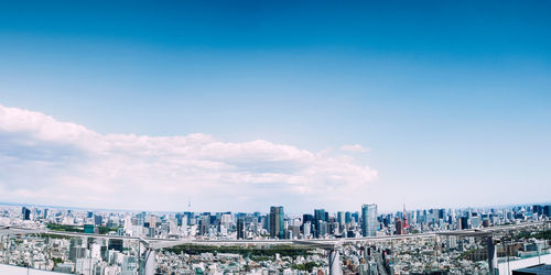 Panoramic shot of buildings against sky