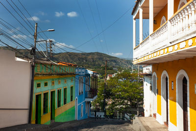 Beautiful antique streets of the heritage town of honda in colombia