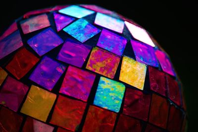 Full frame shot of colorful lights