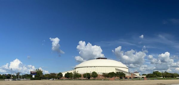 View of building against blue sky