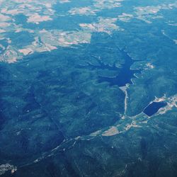 Aerial view of landscape