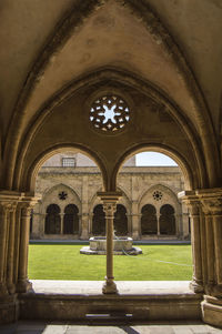 Entrance of historic building