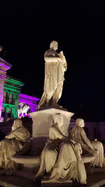 Low angle view of statue