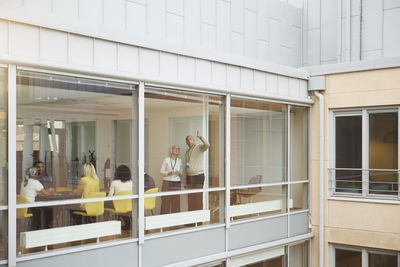 Business people having meeting in office