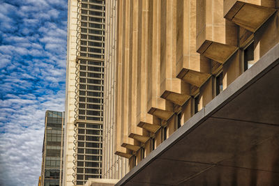 Low angle view of modern building