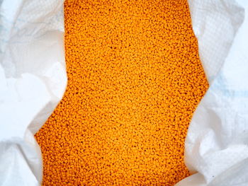 High angle view of coffee cup