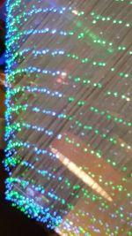 Full frame shot of illuminated lights