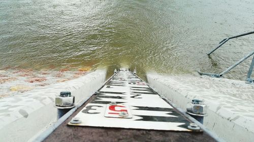 View of bridge over sea