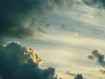 Low angle view of cloudscape