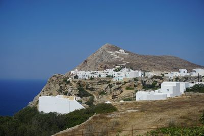 Chora folegandros island in greece