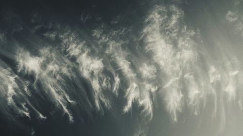 Low angle view of storm clouds in sky