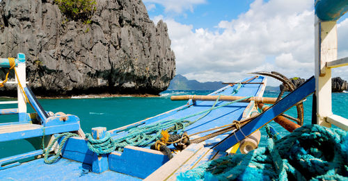 Panoramic view of sea against sky