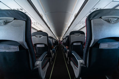 Interior of train