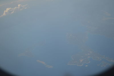 Aerial view of sky