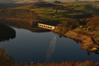 Scenic view of lake