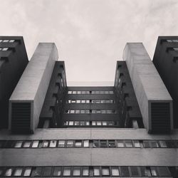 Low angle view of buildings against sky