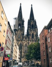 Low angle view of church