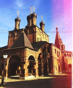 Low angle view of church