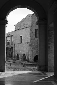 Interior of historic building