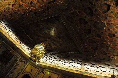 Low angle view of ceiling