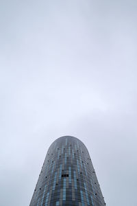 Low angle view of skyscraper