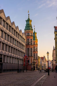 Buildings in city