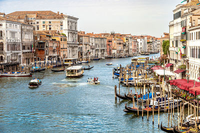 Boats in canal
