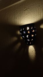 Close-up of lamp
